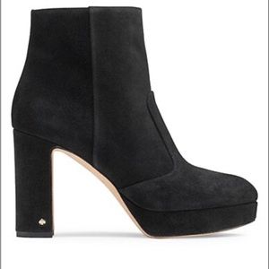 Kate Spade Barrett Suede Platform Booties